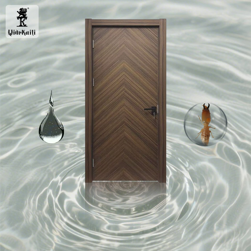 中东最受欢迎的防水防白蚁 WPC PVC 房屋内门